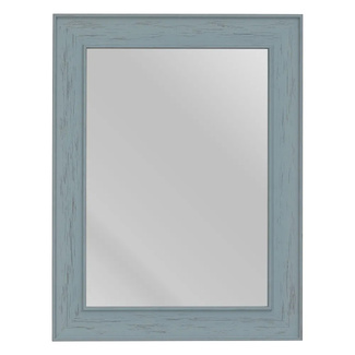 Imagen de Espejo de Pared Marco de Madera Azul 2 x 66 x 86 cm 