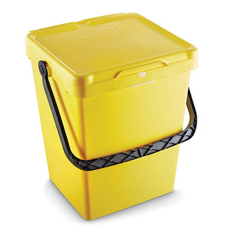 Imagen de Cubo ECOBOX 25 Litros Asa Plástica para Residuos Domésticos  