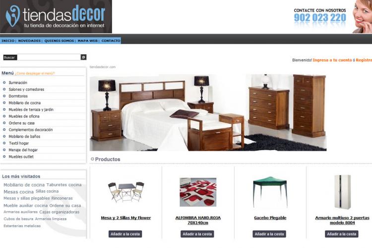Todocontenedores SL , lanza su nueva versión de tienda online con www.tiendasdecor.com