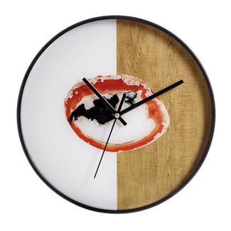 Imagen de Reloj de Pared Círcular PVC Blanco Natural 4,3 x 30,5 x 30,5 cm