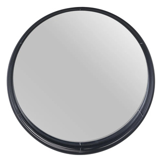 Imagen de Espejo de Pared de Hierro Negro 15,5 x 60,5 x 60,5 cm