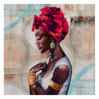 Imagen de Cuadro Impresión de Africana 2,5 x 60 x 60 cm