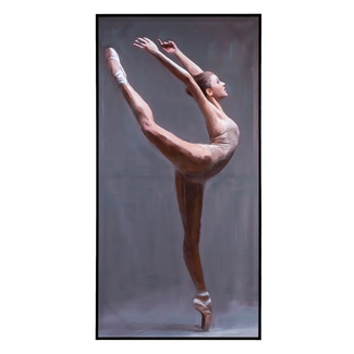 Imagen de Pintura de Bailarina de Ballet sobre Lienzo 3,5 x 70 x 140 cm