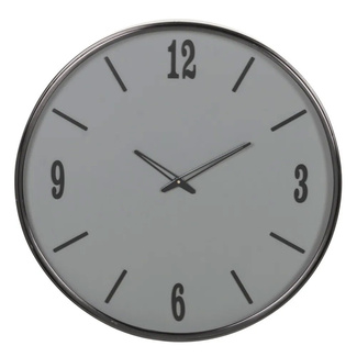 Imagen de Reloj de Pared de Acero Negro 51 x 51 cm 