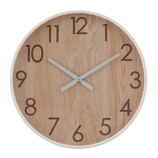 Imagen de Reloj de Pared de Madera Natural 60 x 60 cm 