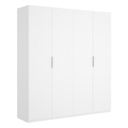 Armario Essen 4 Puertas Blanco Brillo 52 x 180 x 204 cm