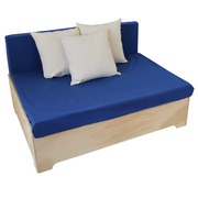 Sofa Industrial Box con Respaldo 80 x 120 cm