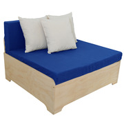 Sofa Industrial Box con Respaldo 80 x 100 cm